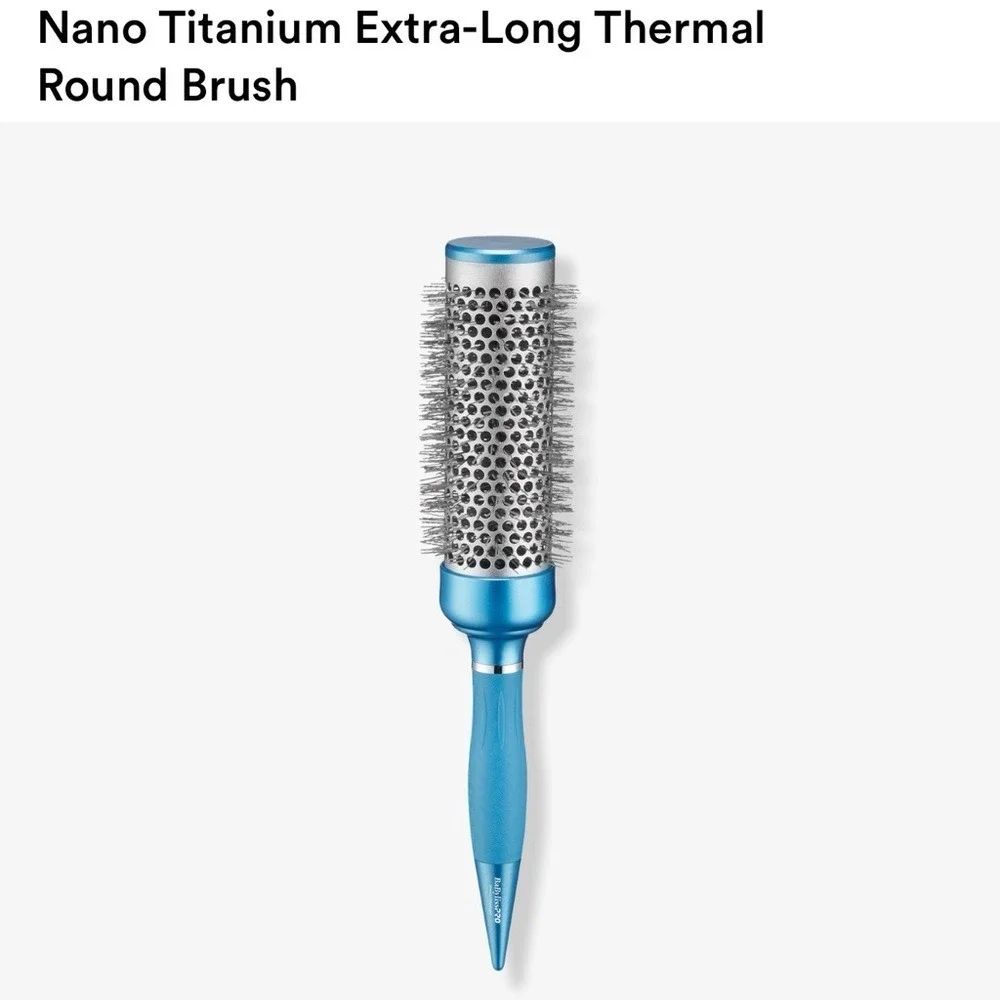 babyliss Nano Titanium Extra-Long Thermal Round‎ Brush NWT